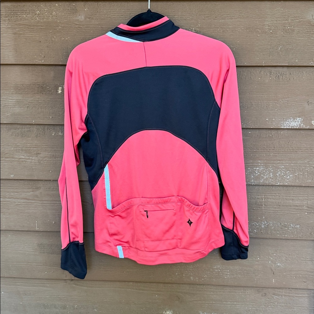 Specialized Women's Salmon and Black Color Cycling Jacket size L - Picture 4 of 4